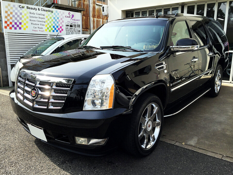 GENESISコーティングを施工したCadillacEscaladeESV