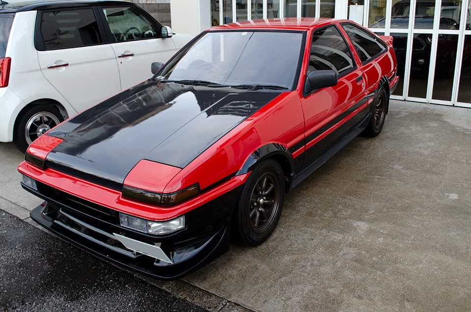 TOYOTA AE86 トレノにGY-30IRのカーフィルムを施工しました。