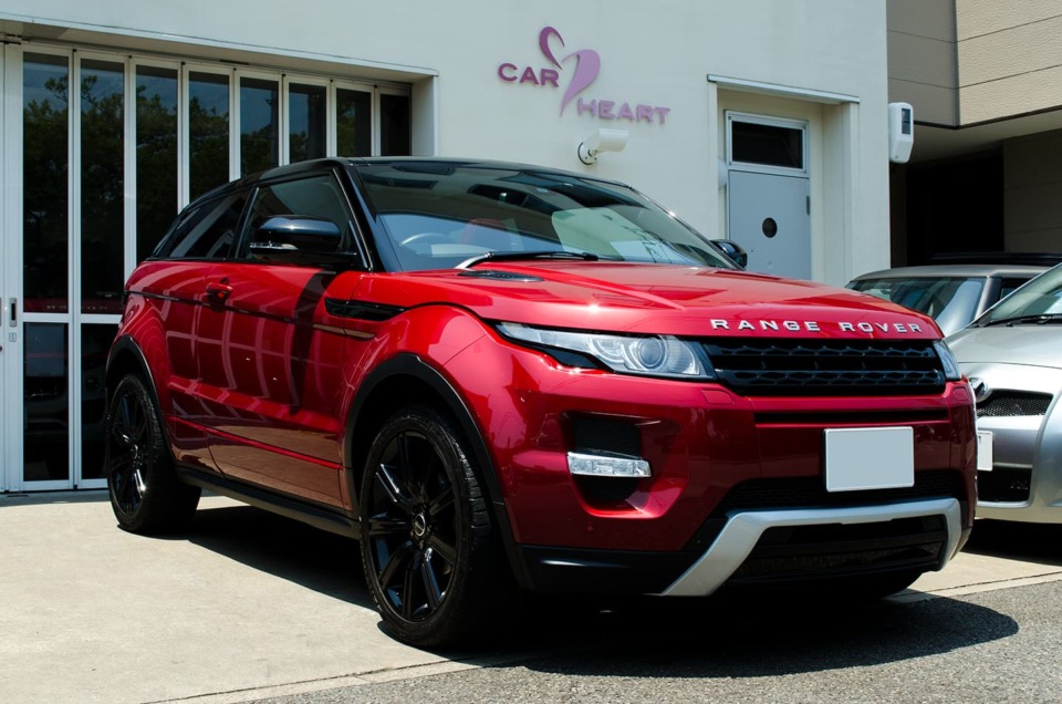 GENESISガラスコーティングを施工したRange Rover Evoque