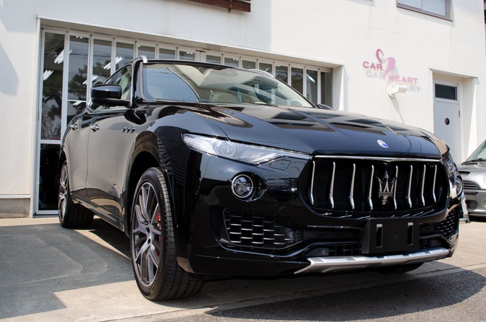GENESISガラスコーティングを施工したMaserati Levante