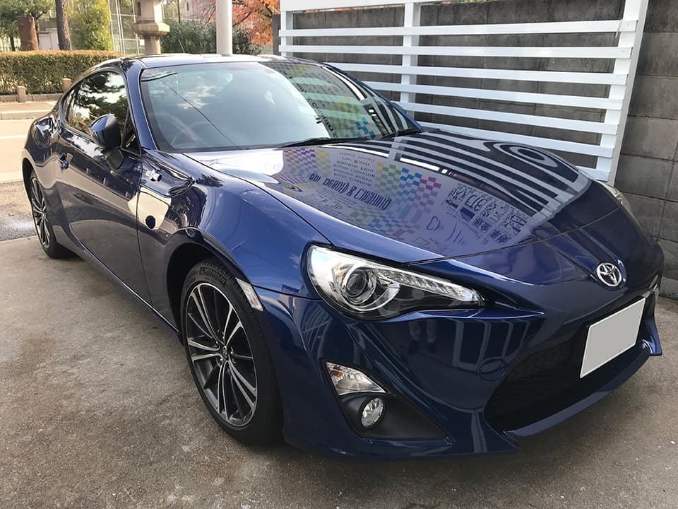 TOYOTA 86 フロントガラス研磨