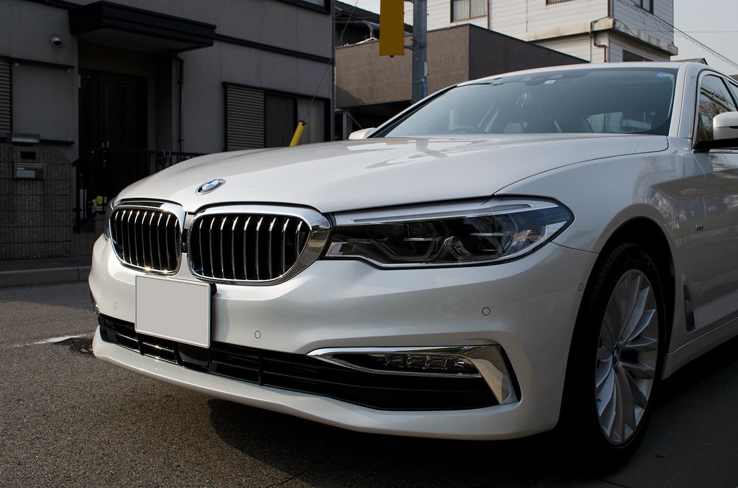 ジェネシスガラスコーティングを施工したBMW 523d