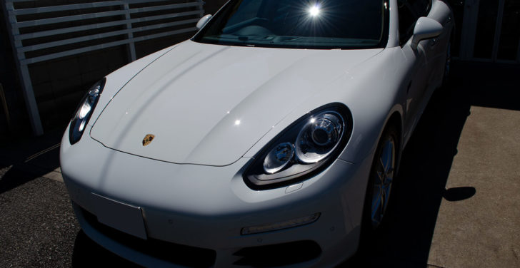 コーティングを施工したPORSCHE Panamera