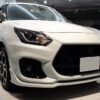 コーティングを施工したSUZUKI SWIFT SPORTS ピュアホワイトパール(ZVR)