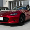 セラミックコーティングや幌コーティング、レザーコーティングを施工したMAZDA ROADSTER ソウルレッドクリスタルメタリック(46V)