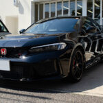 カーハートのEXキーパー、プロテクションフィルムを施工したHONDA CIVIC TYPE R クリスタルブラック・パール