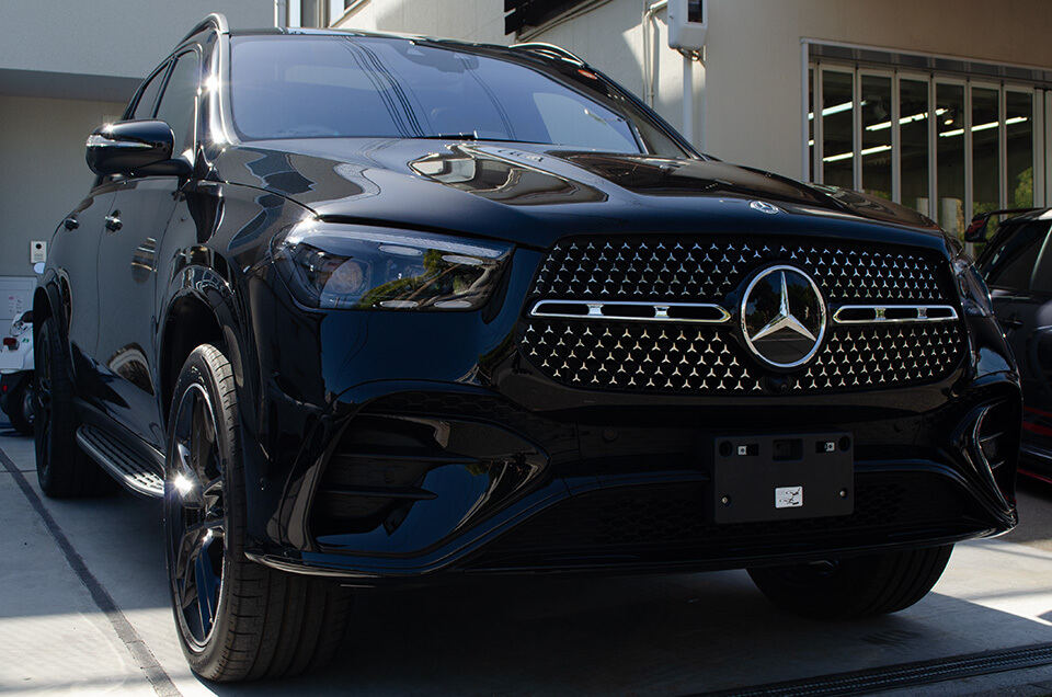コーティングを施工したMercedes-Benz GLE450 d 4MATIC Sports Edition Black Stars