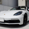 コーティングやプロテクションフィルムを施工したPORSCHE 718 Boxster Style Edition ホワイト