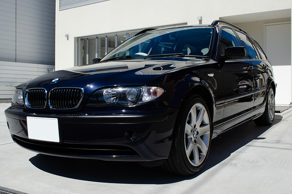 コーティングやルームクリーニングを施工した2005年式 BMW 318i ツーリング(E46)