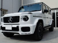 コーティングやプロテクションフィルムを施工したMercedes-Benz G450d オパリスホワイト
