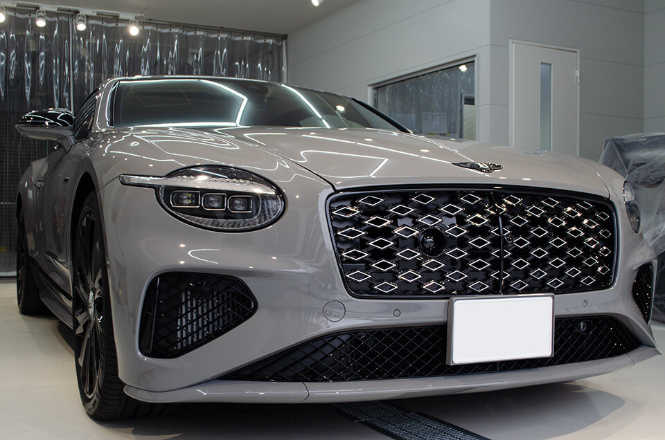 コーティングやプロテクションフィルムを施工したBENTLEY Continental GT MULLINER