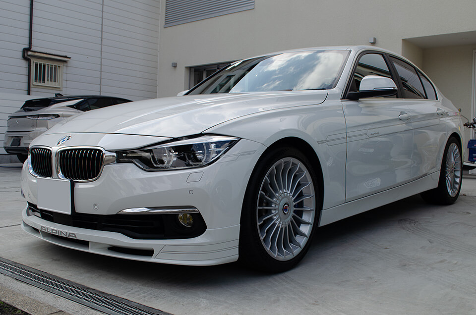 コーティングやデントリペアを施工した2017年式 ALPINA D3