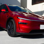 コーティングを施工したテスラ モデルY ウルトラレッド