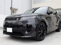 コーティングを施工したLAND ROVER RANGE ROVER SPORT カルパチアングレー
