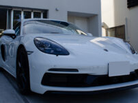 レザーコーティングやホイールコーティングなどを施工したPORSCHE 718 Cayman GTS 4.0