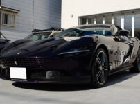 プロテクションフィルムやコーティングを施工したFerrari Roma Spider Viola Hong Kong