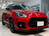コーティングを施工したSUZUKI Swift Sports ZC33S Final Edition バーニングレッドパールメタリック
