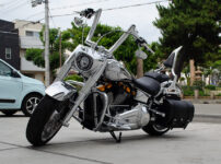 コーティングを施工したHarley-Davidson Fat Boy Gray Ghost