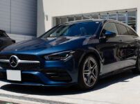 コーティングを施工した2020年式 Mercedes-Benz CLA Shootingbrake デニムブルー (667)