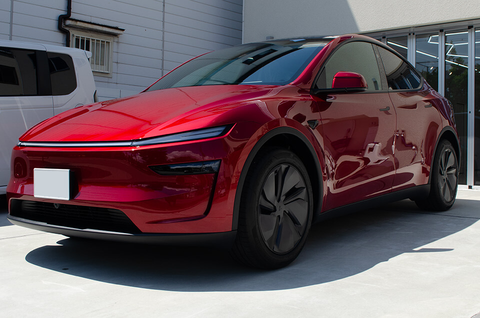 Ultra Coat Magniteを施工したTESLA Model Yのボディ