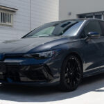 コーティングやプロテクションフィルムを施工したVolkswagen Golf R Black Edition II ドルフィングレーメタリック