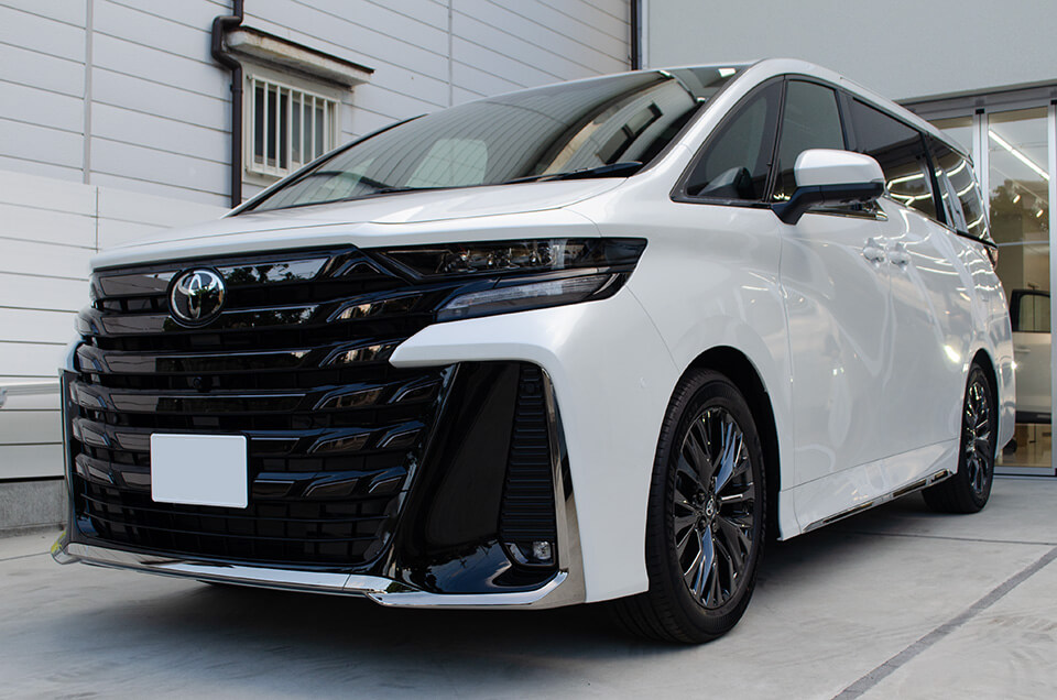 レザーコーティングを施工したTOYOTA VELLFIRE